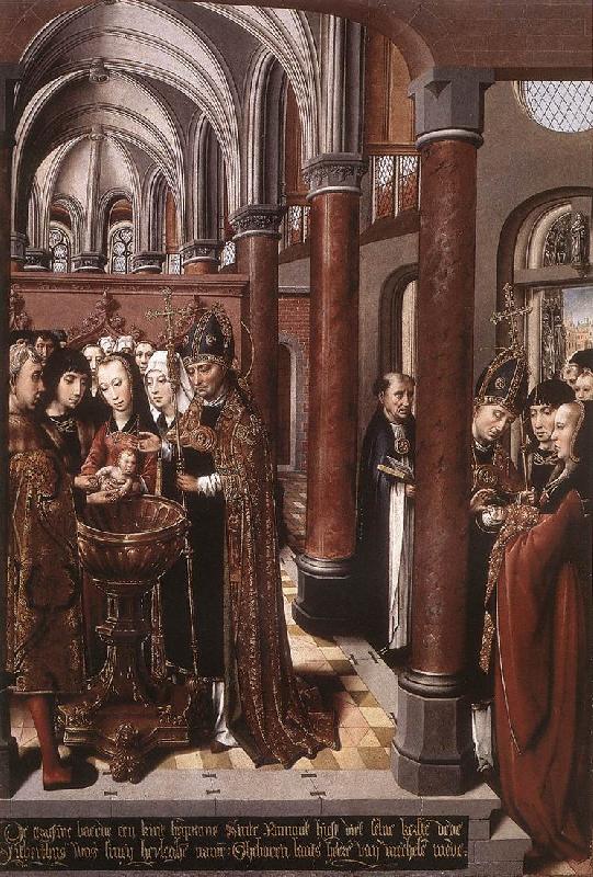 COTER, Colijn de Baptism of St Libertus fh Sweden oil painting art